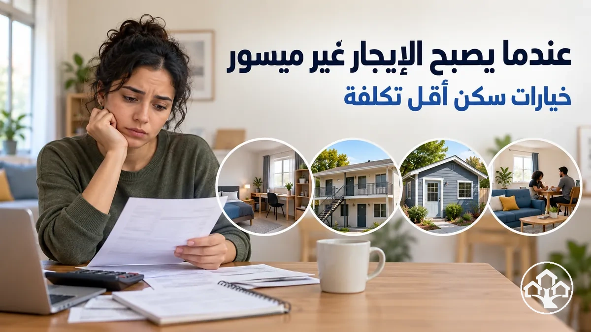 خيارات سكن أقل تكلفة لشخص لا يستطيع تحمّل تكلفة الإيجار