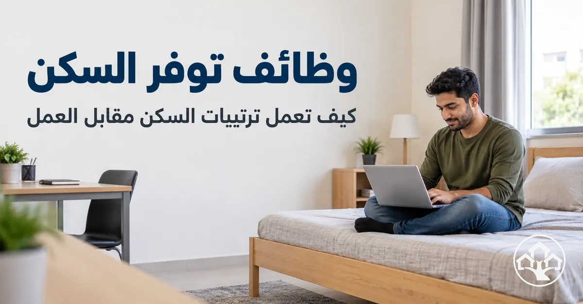 سكن للموظفين ضمن وظيفة توفر الإقامة