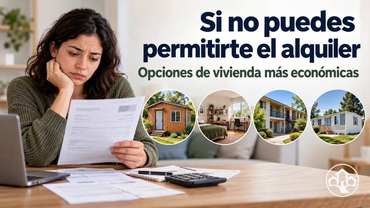 Opciones de vivienda más económicas para una persona que no puede asumir el alquiler