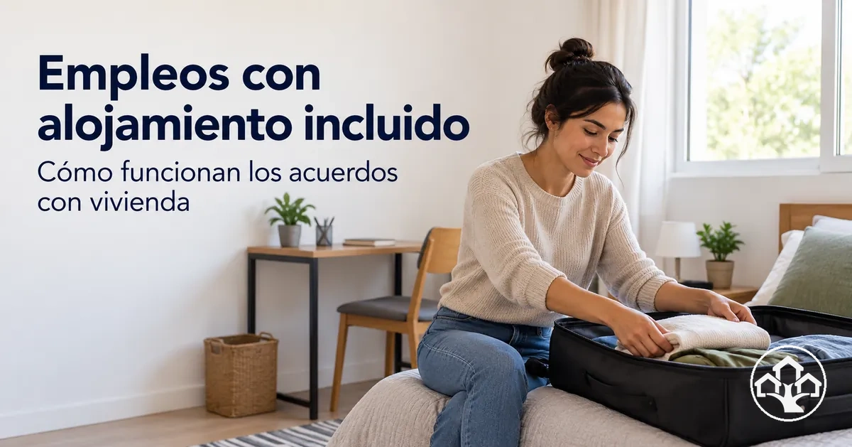Alojamiento para trabajadores que representa un empleo con vivienda incluida