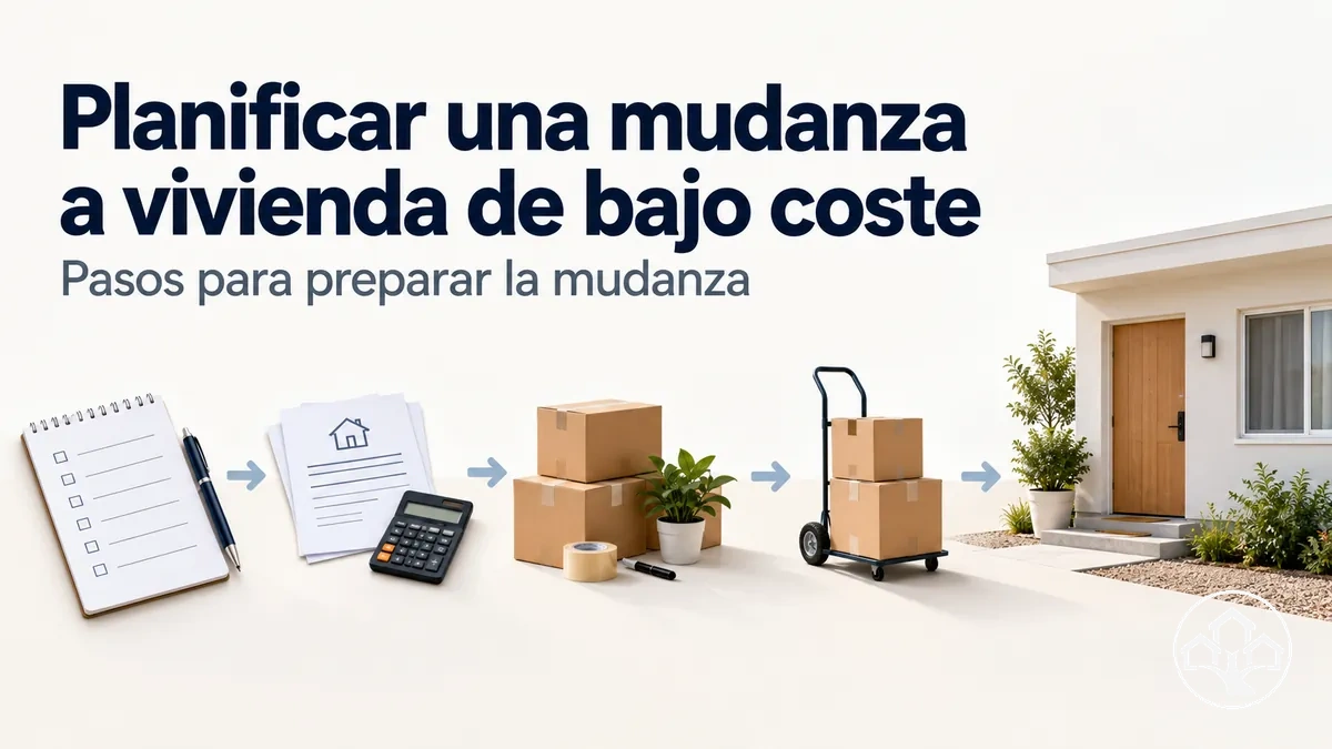 Pasos para planificar la mudanza a una alternativa de vivienda de bajo coste