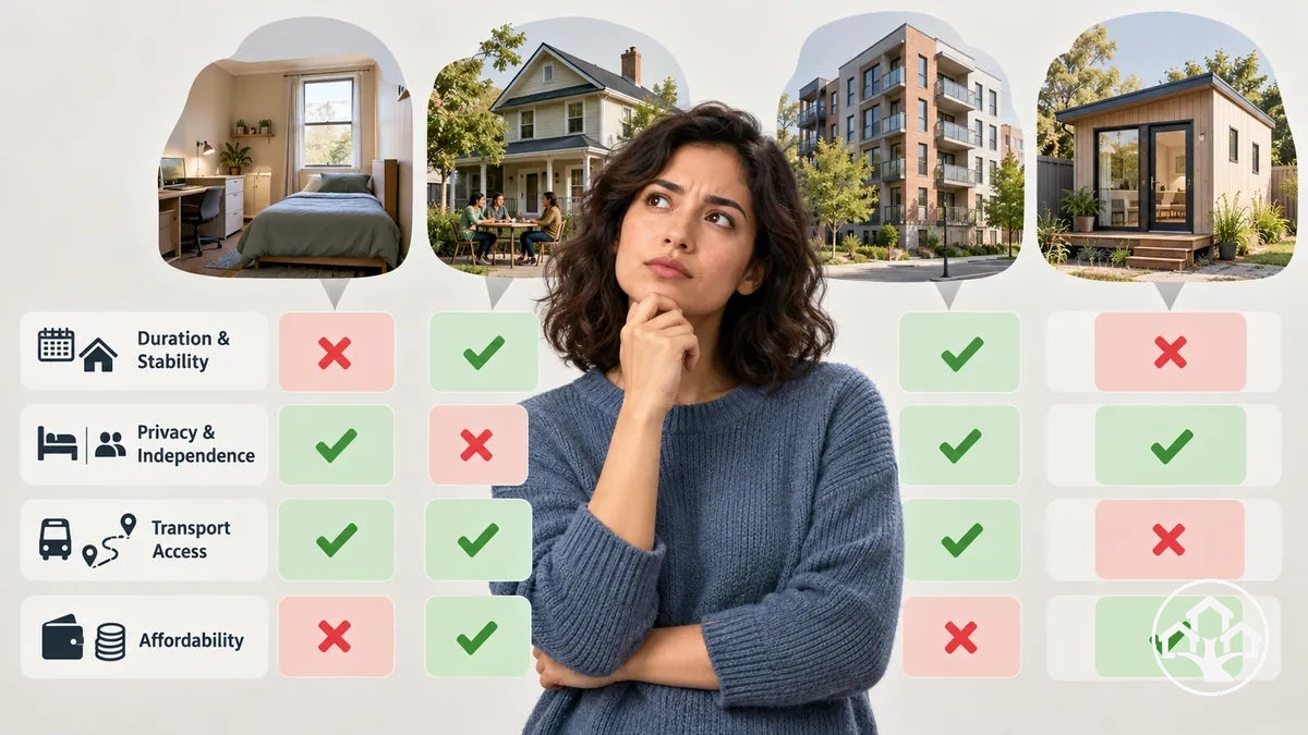 Identification des contraintes qui influencent le choix d’un logement