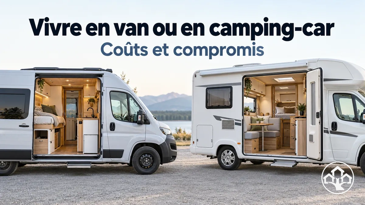 Van et camping-car aménagés en espaces de vie compacts