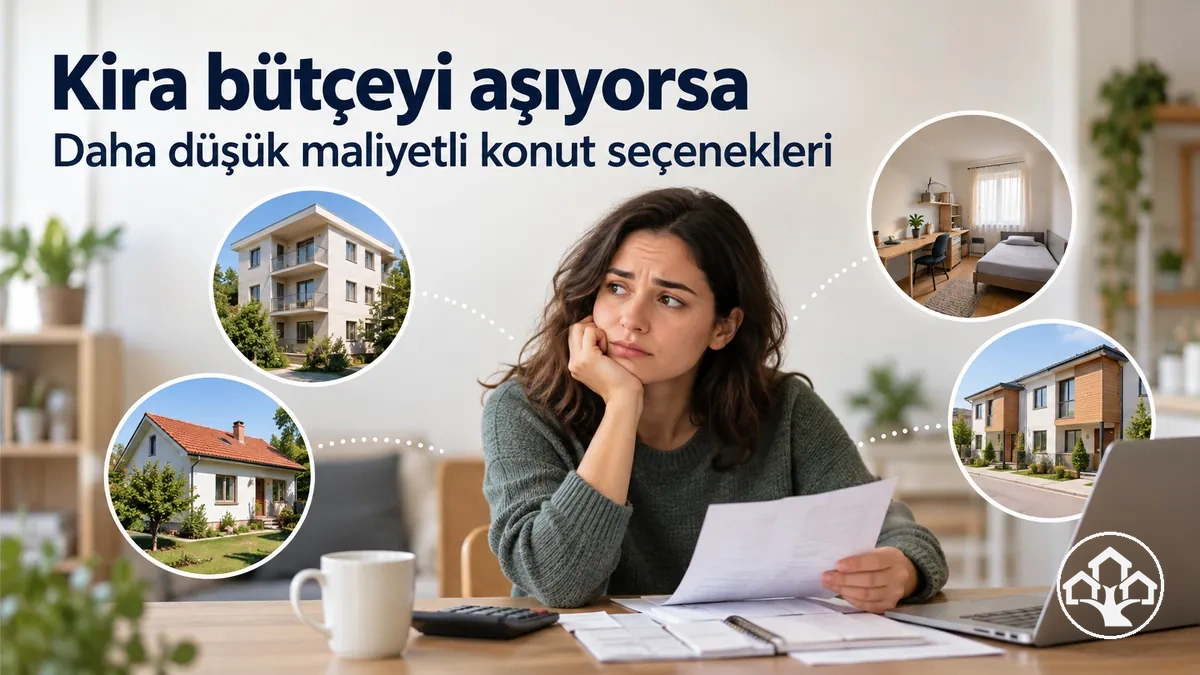 Kirası bütçesini aşan bir kişi için daha düşük maliyetli konut seçenekleri