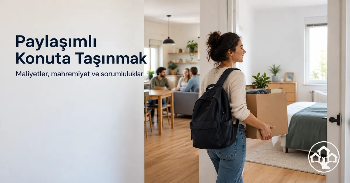 Kişisel eşyalarla paylaşımlı konuta taşınma ve ortak yaşam alanları